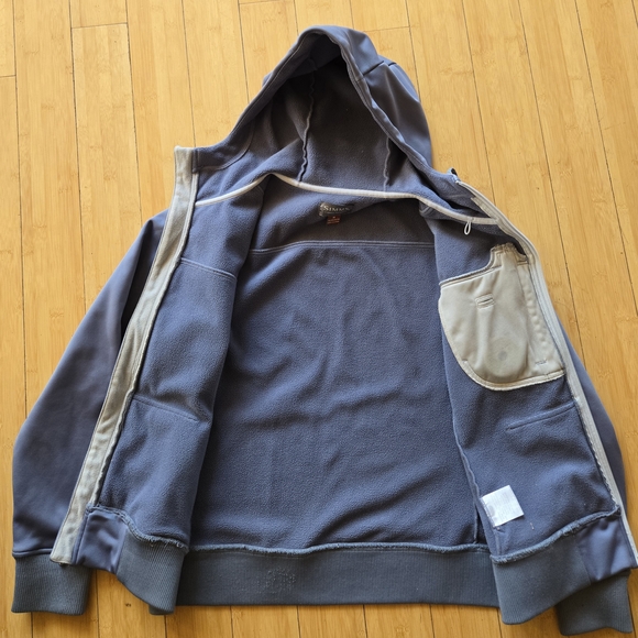 Simms Women's Gray Softshell Zip-Up Jacket - Picture 5 of 5